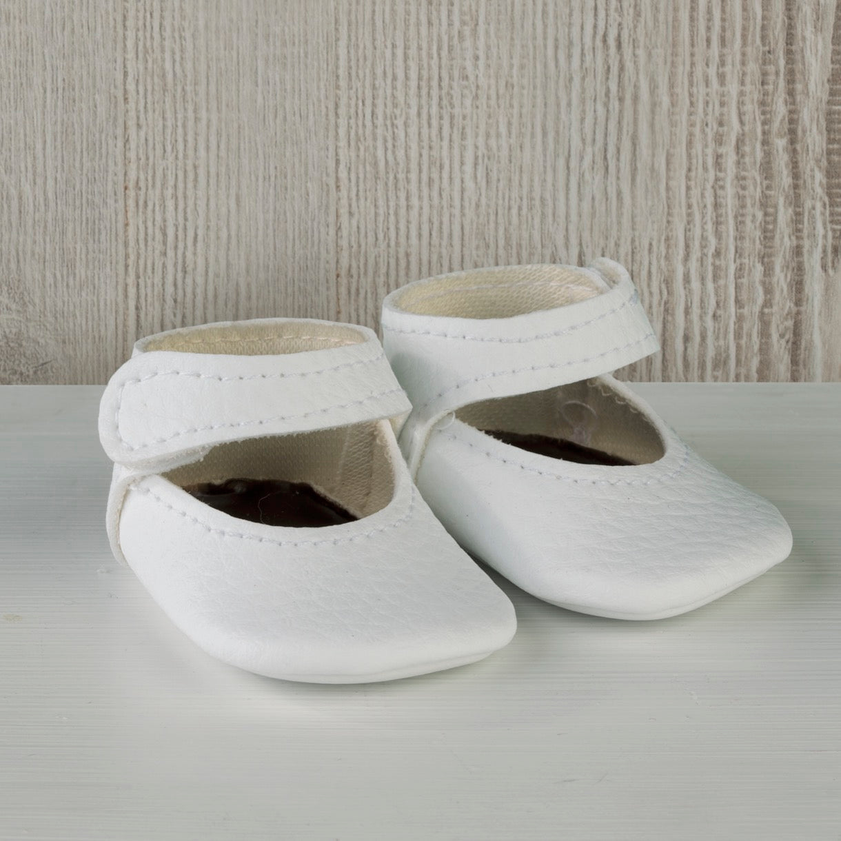 Zapato Blanco Blando para Muñecos de 36cm
