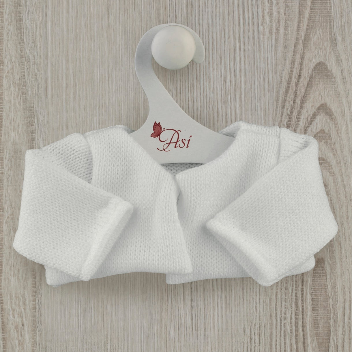 Chaqueta de Lana Blanca para Maria y Pablo