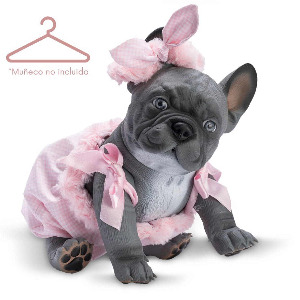 Pelele Lily Bulldog Cuadros Rosas