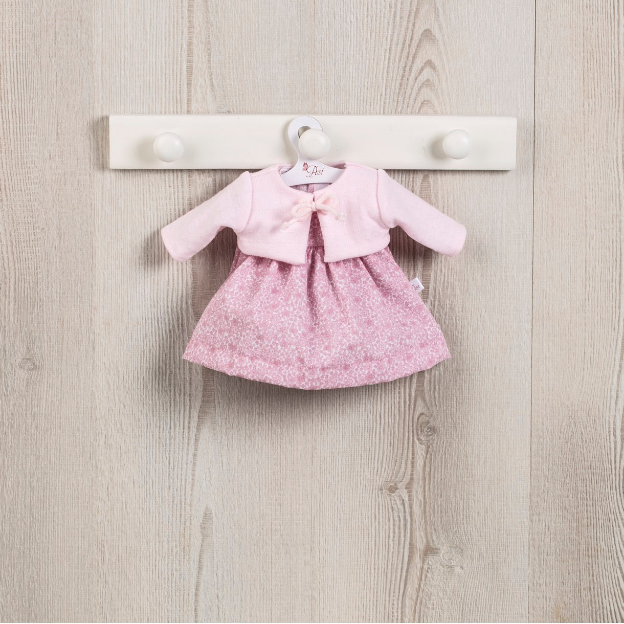 Vestido Guille Flores Chaqueta Punto Plumeti