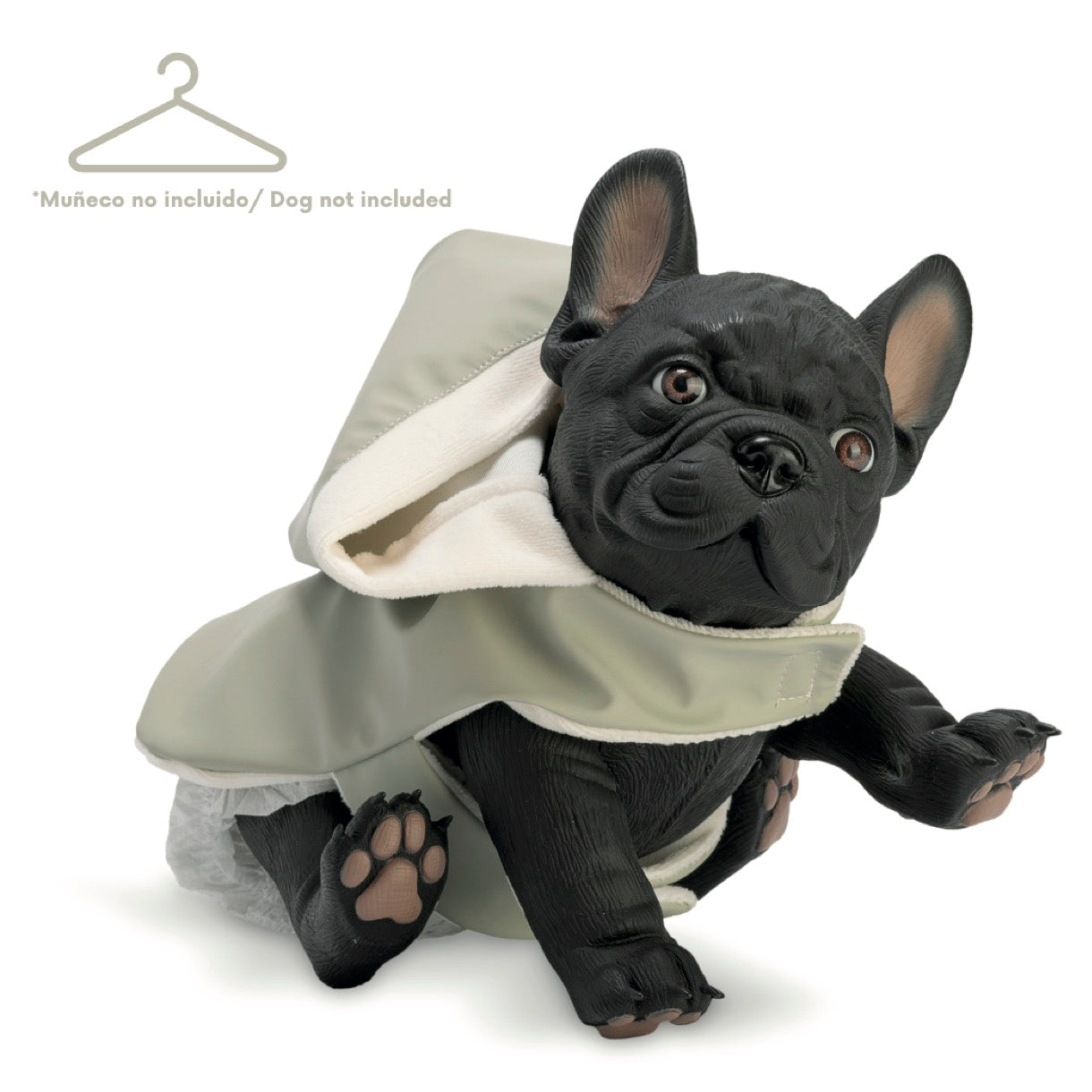 Chubasquero Verde para Nono el Bulldog