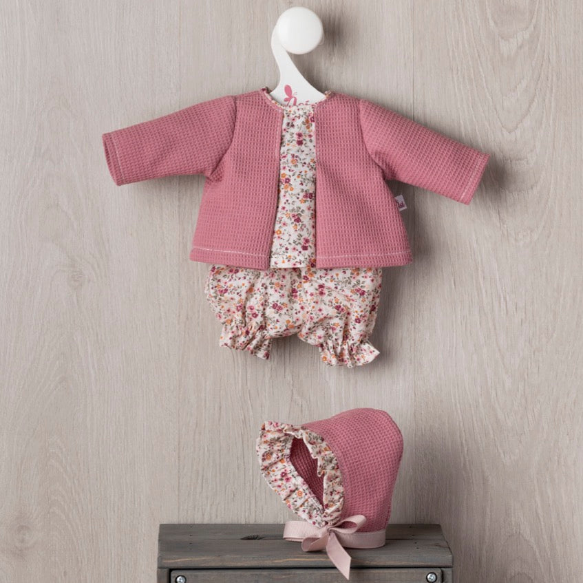 Conjunto Koke Camisa Pololo y Capota Fresa