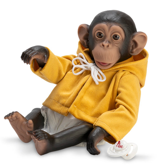Lola la Chimpancé con Trenca Mostaza