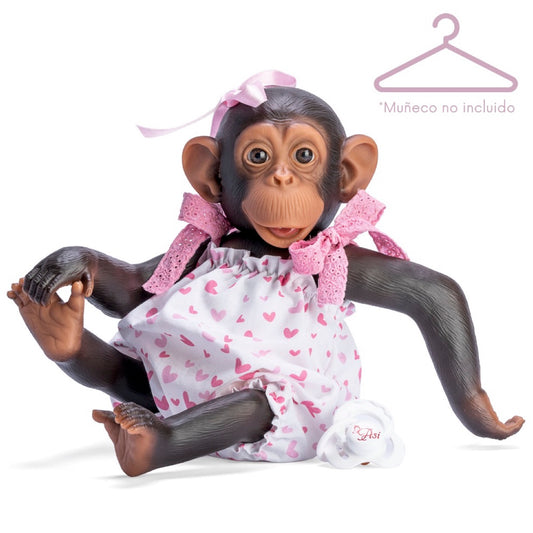 Pelele Lola la Chimpancé Corazones