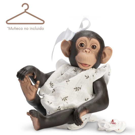 Pelele Lola la Chimpancé Musa Flores Marrones