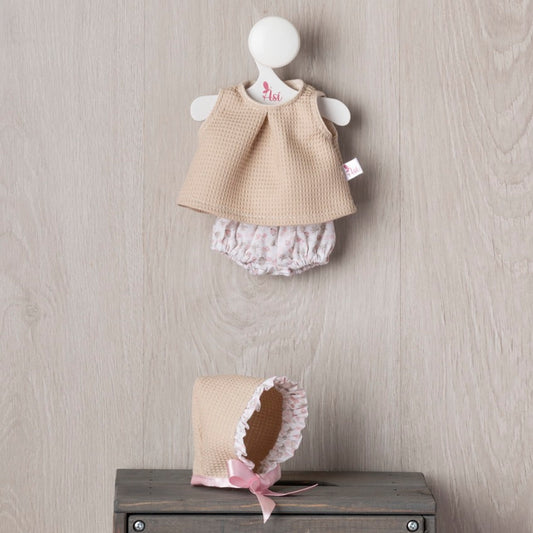Conjunto Max Beige Flor de León