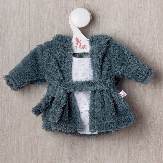 Conjunto Alex Albornoz Azul con Ropa Interior Blanca