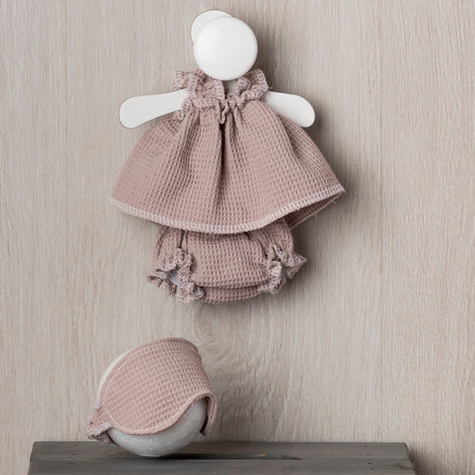 Pijama Alex con Camiseta y Antifaz Colección Nude